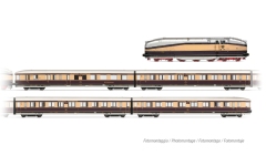 Rivarossi HR2953 - H0 - 5-tlg. Set Henschel-Wegmann-Zug mit BR 61, DRG, Ep. VI